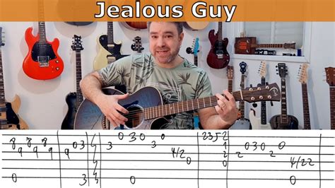 Fingerstyle Tutorial Jealous Guy Full Arrangement Guitar Lesson W