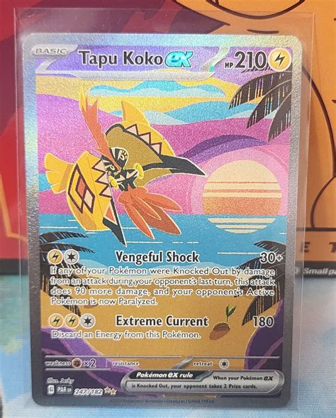 Pokémon TCG Tapu Koko ex Paradox Rift 247 182 Holo Special Illustration