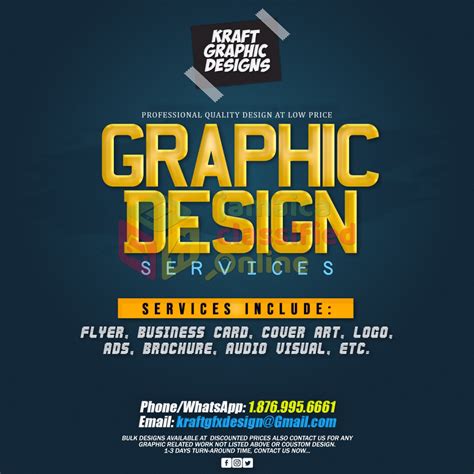 For Sale Graphic Design Services Islandwide