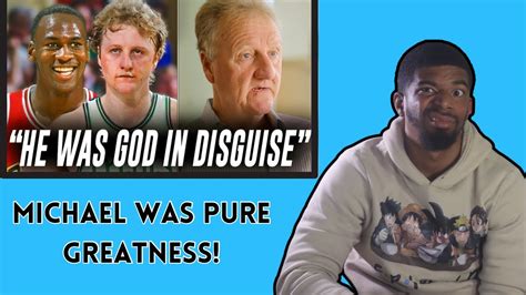 Lebron Fan Reacts To Larry Bird God Disguised As Michael Jordan