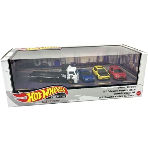 In Stock Genuine Hot Wheels Automobile Culture Garage Set Fleet Street