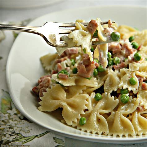 Ham And Pasta Ideas Ham And Pea Pasta Recipe Easy Ham And Pasta