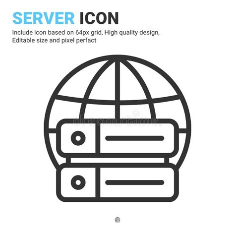 Server It Icon Set Contains Such Icons As Cloud Hybrid Server