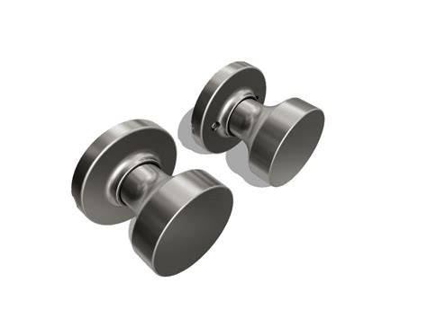 Kwikset Signatures Pismo Satin Nickel Interior Hall Closet Passage Door Knob With Antimicrobial