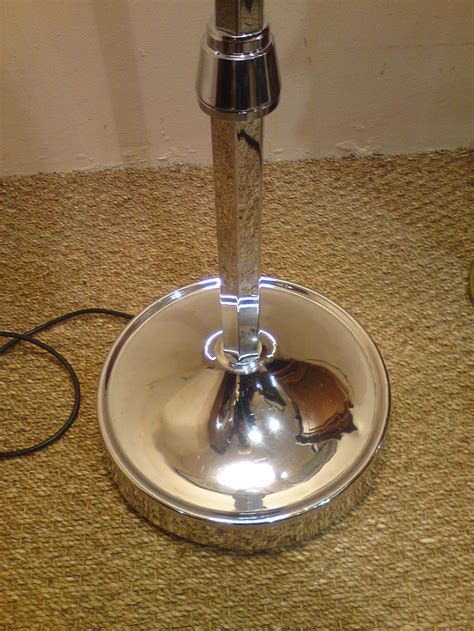 Antiques Atlas Art Deco Chrome Standard Lamp