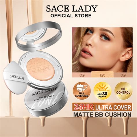 Sace Lady Lasting Waterproof Bb Cushion Foundation Full Coverrage