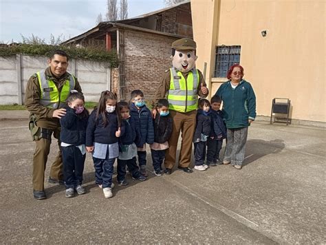 Carabineros enseña seguridad vial a los estudiantes el Maule Sur