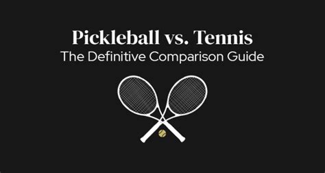 Pickleball vs. Tennis | The Definitive Comparison Guide