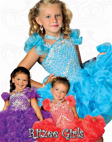 Ritzee Girls Cupcake Pageant Dresses Spring 2014