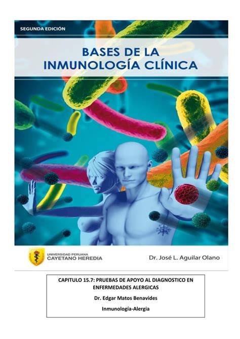 Pruebas De Apoyo Al Diagnostico En Alergia Libro Inmunologia Pdf