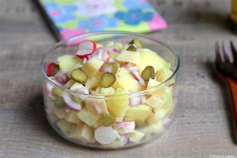 Salade De Pommes De Terre Au Fromage Radis Et Cornichons