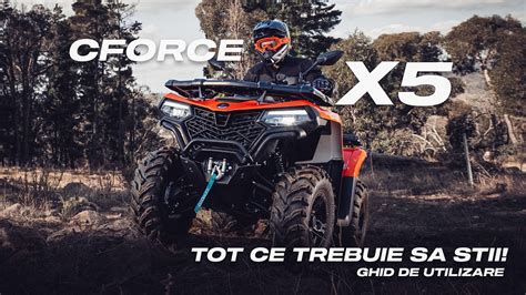 ATV CFMOTO CFORCE X5 Detalii Utile La Utilizarea Vehiculului YouTube