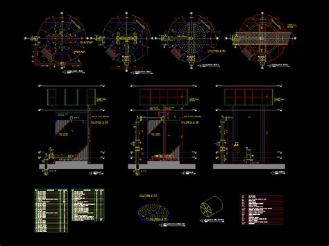 Planta De Tratamiento De Aguas Negras En Dwg Mb Librer A Cad