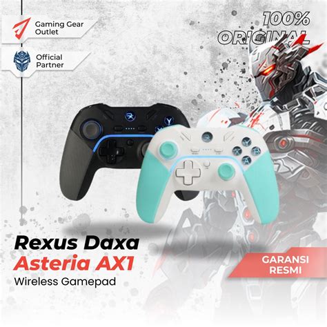 Jual Rexus Daxa Asteria Ax Wireless Gamepad Joystick Black Grey