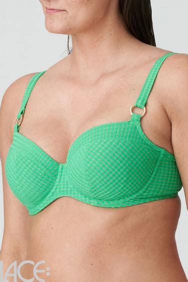 PrimaDonna Swim Maringa Bikini BH F H Cup LUSH GREEN Lace De