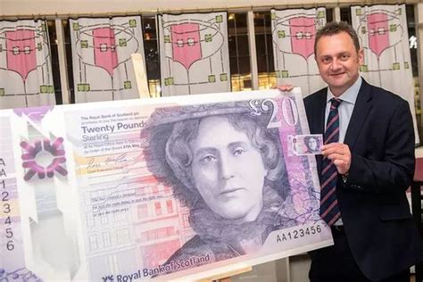 New Scottish £20 bank note becomes first to feature a woman other than the Queen on the front ...