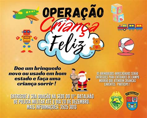 11 BPM promove campanha para arrecadar brinquedos no Natal Tásabendo