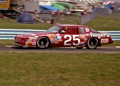 Tim Richmond Chevy Aerocoupe Watkins Glen 1987 | Nascar race cars, Nascar racing, Indy cars