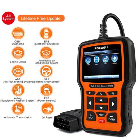 Foxwell NT510 Multi System Scanner FOXWELL NT510 Full System OBD2 Scanner