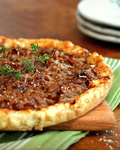 Caramelized Onion And Gruyere Tart TasteFood