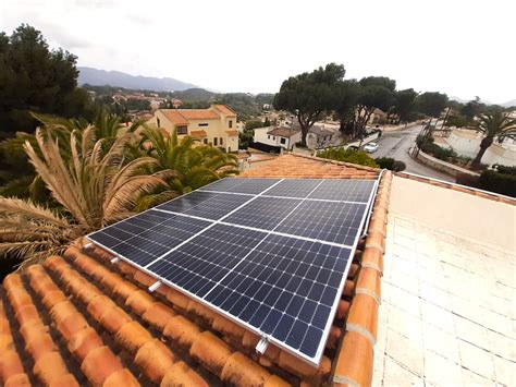 12X 385 Wp Solar Panels LAlfaz Del Pi Alicante Hybrid System