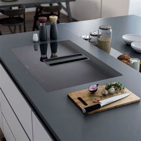 Plaque De Cuisson Avec Hotte Intégrée Silverline Flow Max Pro 78cm Recyclage Noir Cdiscount