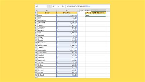 How Do I Find The Top Largest Numbers In Excel Printable Online