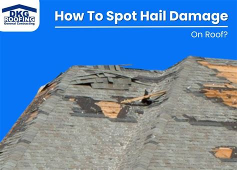 How To Spot Hail Damage On Roof Dkg Roofing