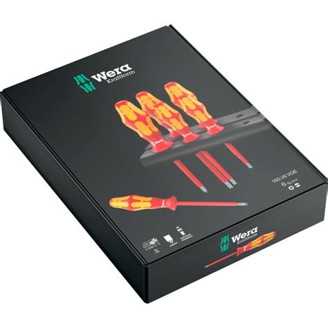 Wera I Schroevendraaierset Kraftform Plus Serie Rek Rood