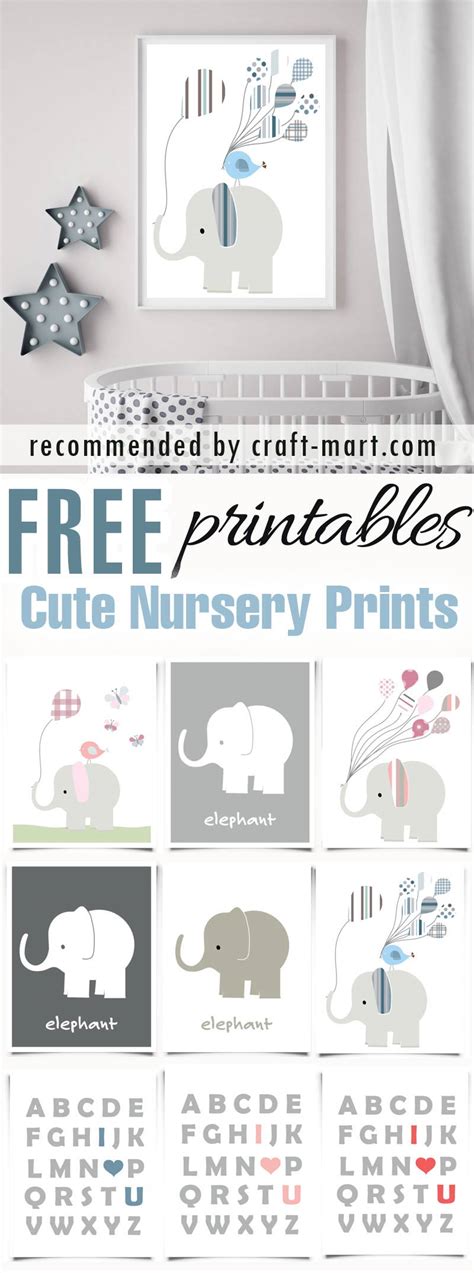 100 Best Free Nursery Printables And Wall Art Craft Mart
