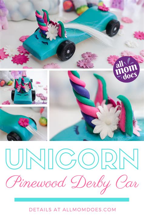 Unicorn Pinewood Derby Car AllMomDoes