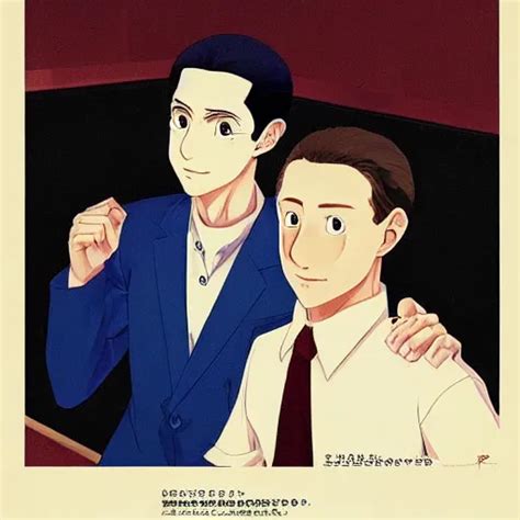 Anime Joseph Goebbels And Mark Zuckerberg By Hasui Stable Diffusion