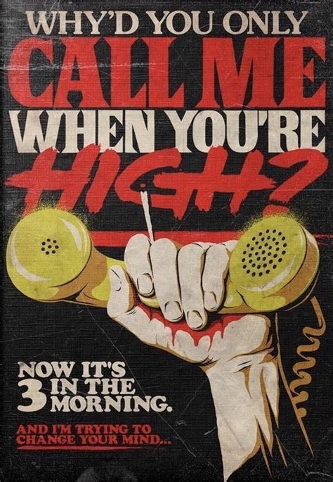 Arctic Monkeys Poster Whyd You Only Call Me When Youre High Music