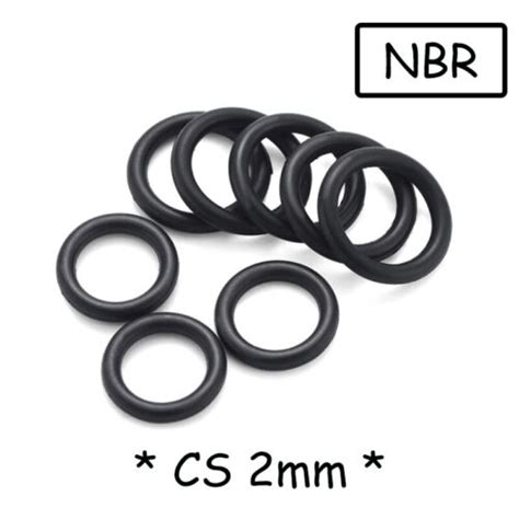 Seals O Rings Mm Cross Section Nitrile Nbr Black Rubber Metric O