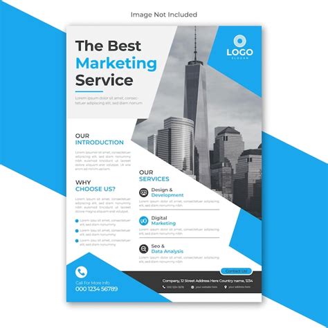 Premium Vector Creative And Modern Digital Marketing Agency Flyer