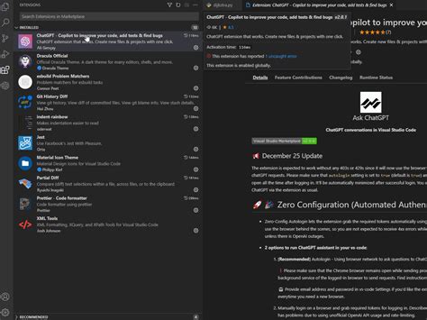 Chat Gpt Extension For Vscode Chat Gpt Shorts Chatgpt Extention For