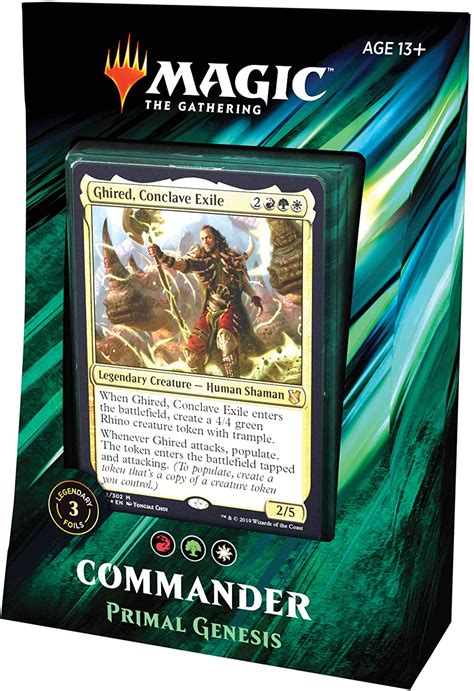 MTG Magic the Gathering Commander Set 2019 – 4 Decks – Great Escape ...