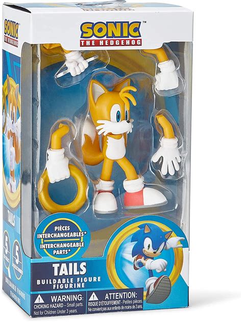 Sonic The Hedgehog Buildable Action Figure Tails Walmart