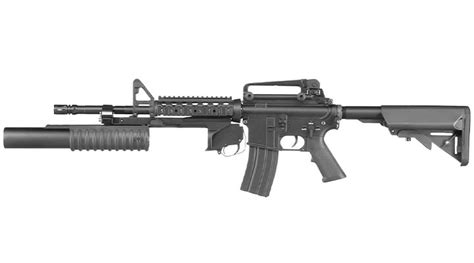 Eandc M4 Ris Carbine Inkl M203 Grenade Launcher Vollmetall Qd 15