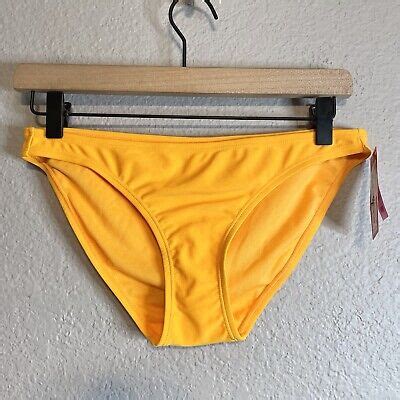 Xhilaration Juniors S Hipster Bikini Swim Bottom Dandelion Yellow Ebay