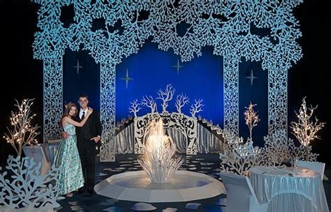 Winter Garden Complete Theme Prom Backdrops Winter Garden Prom Themes