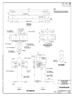 Fillable Online Flh Fhwa Dot Standard Steel Backed Log Rail Fax