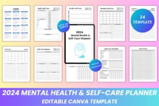 Mental Health Self Care Canva Kdp Graphic By Digital Print Box