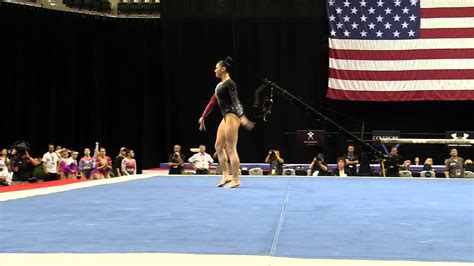 Kyla Ross Floor Exercise 2015 Pandg Championships Sr Women Day 2