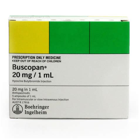 Buscopan Mg X Ml Rd Sss Australia Sss Australia Medical