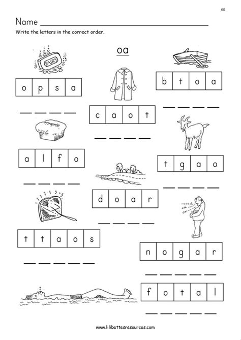 Oa Phonics Worksheets SOUND IT OUT PHONICS Worksheets Library