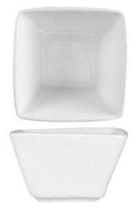 ITI EL 11 Elite Square Porcelain Fruit Bowl 8 Oz 3 Doz TigerChef