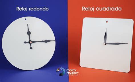 Plantilla Para Reloj De Mdf Sublimable Color Make