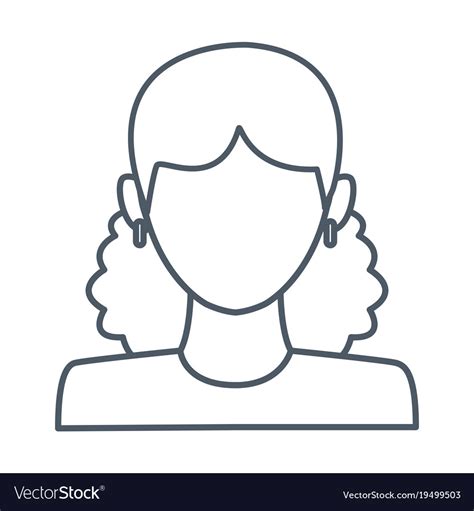 Woman Avatar Profile Royalty Free Vector Image