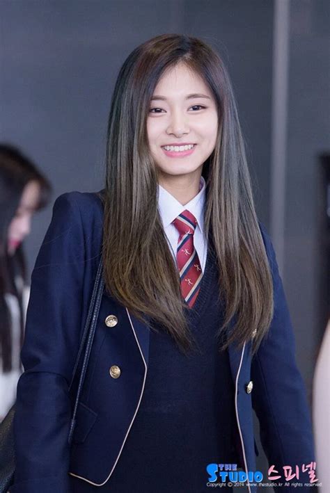 Tzuyu Shines In School Uniform Daily K Pop News